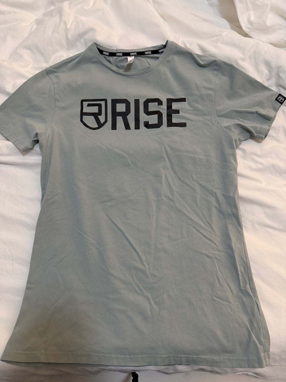 Rise gym wear Crewneck T-Shirt in Sage Green